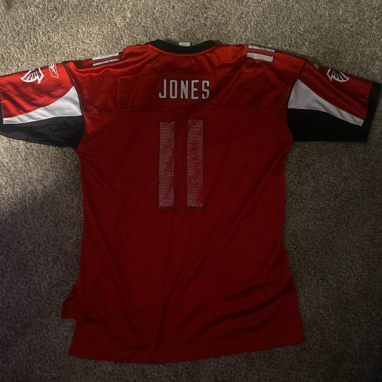 Julio Jones Falcons Jersey Size- Youth XL Worn 2x so - Depop