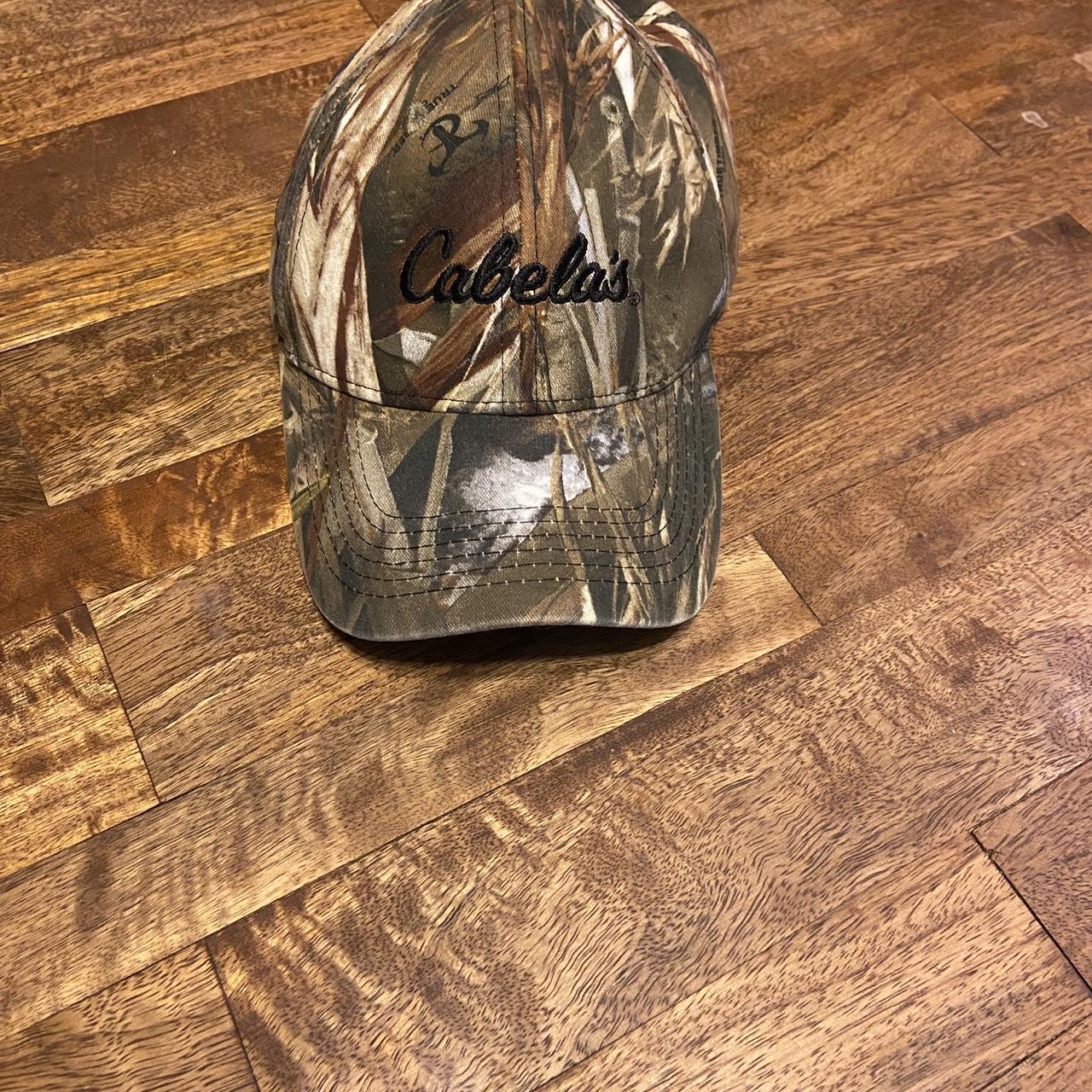 Cabela's Men's Green and Brown Hat Depop