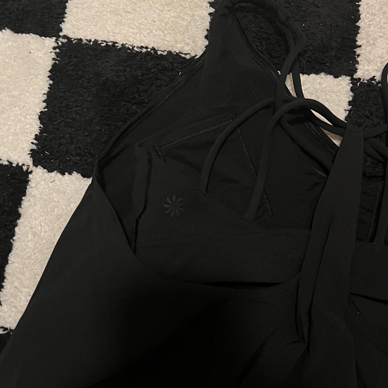 Athleta Women's Black Vest Depop