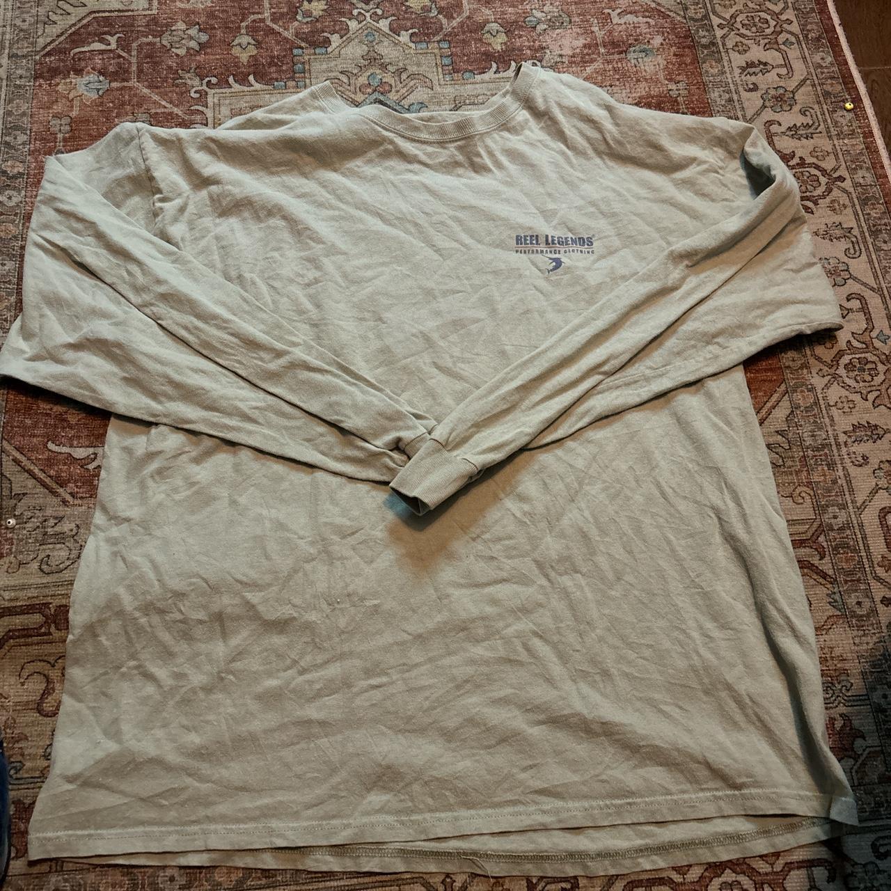 Long sleeve fishing shirt, REEL, legends, beefy, - Depop