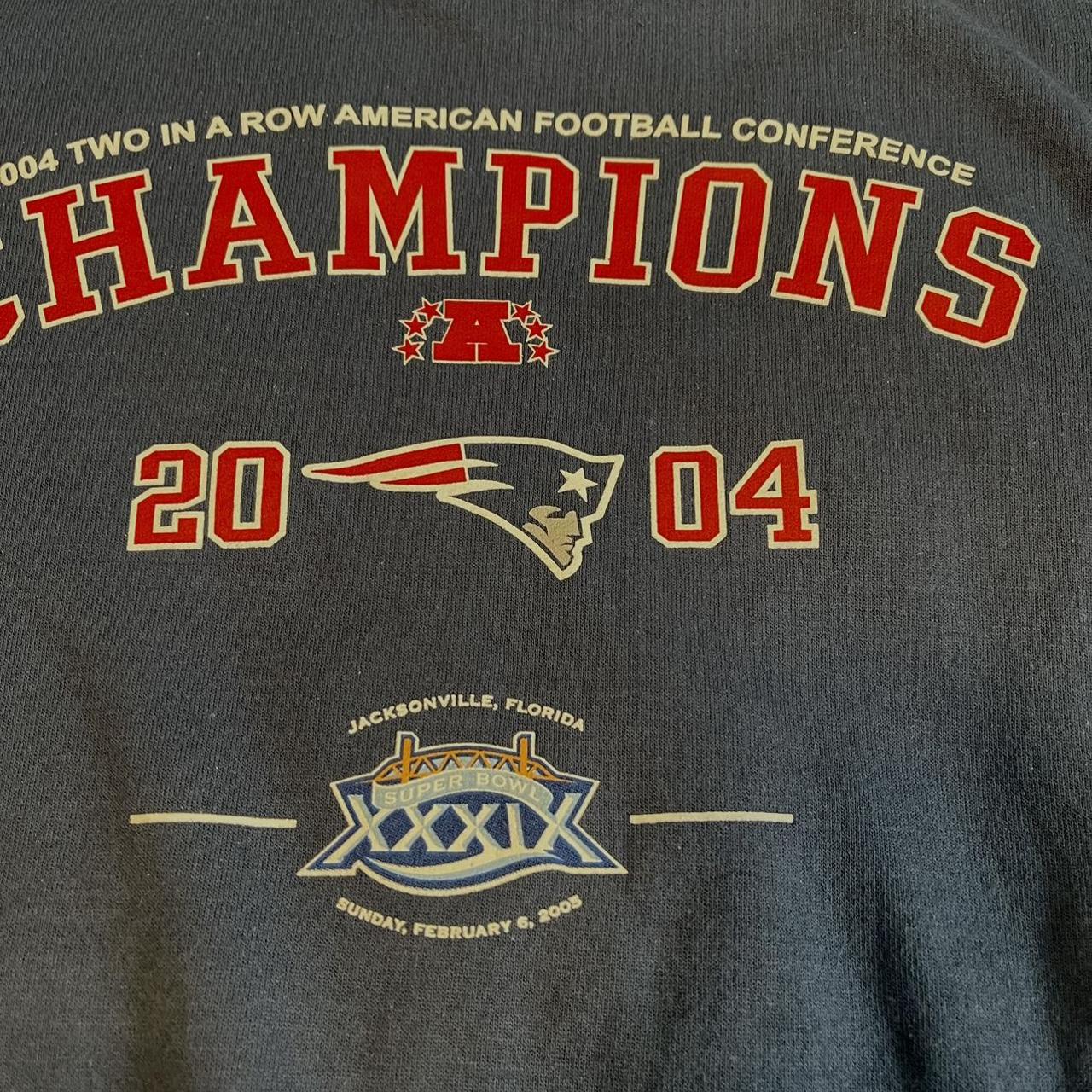 New England Patriots Super Bowl Champions 2004 Sweatshirt 