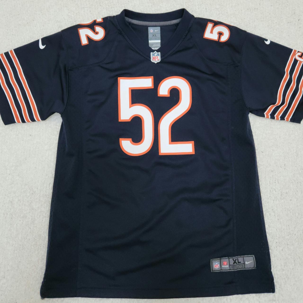 Nike, Shirts, Chicago Bears Khalil Mack Jersey Xl