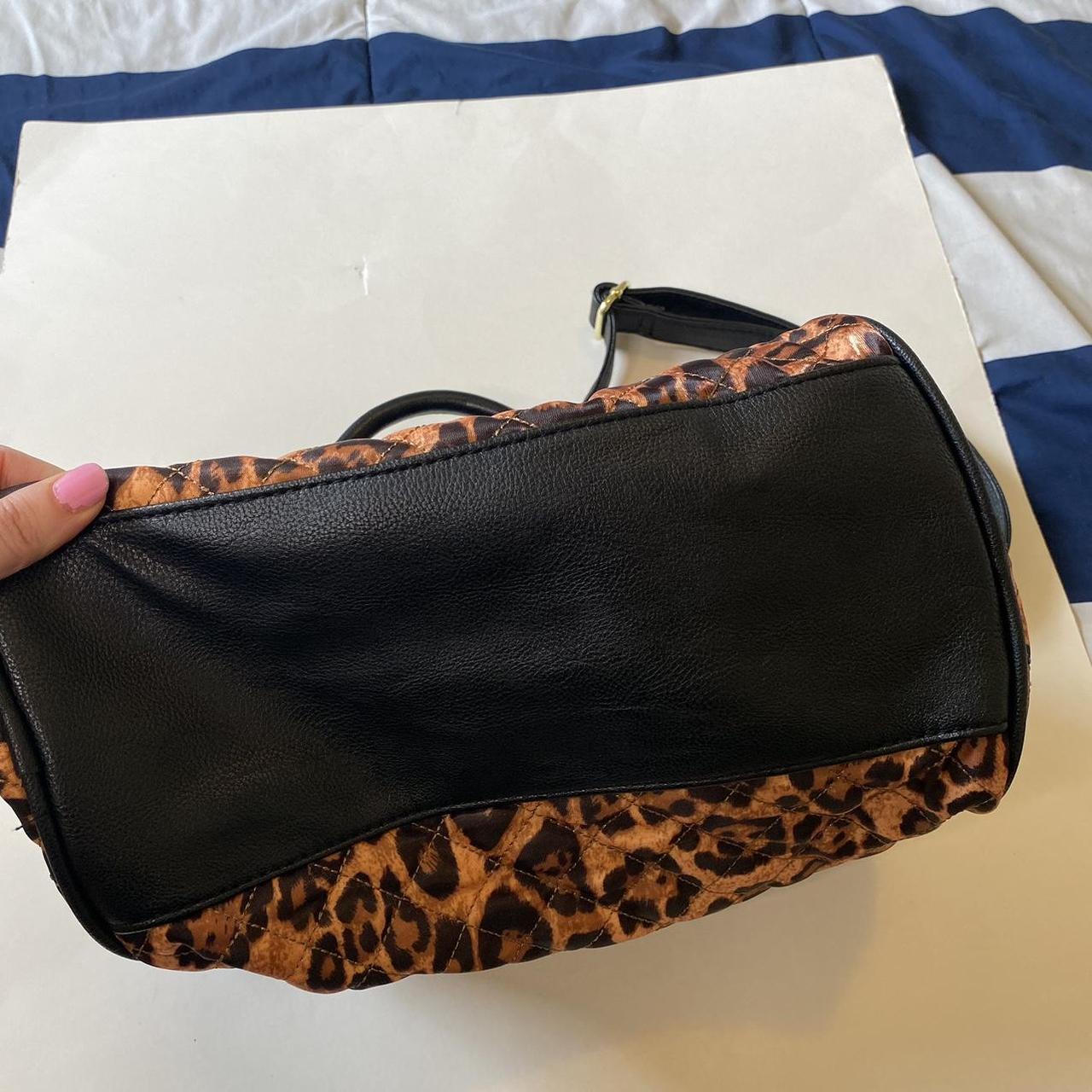 Betsey Johnson Women's Black and Brown Bag | Depop