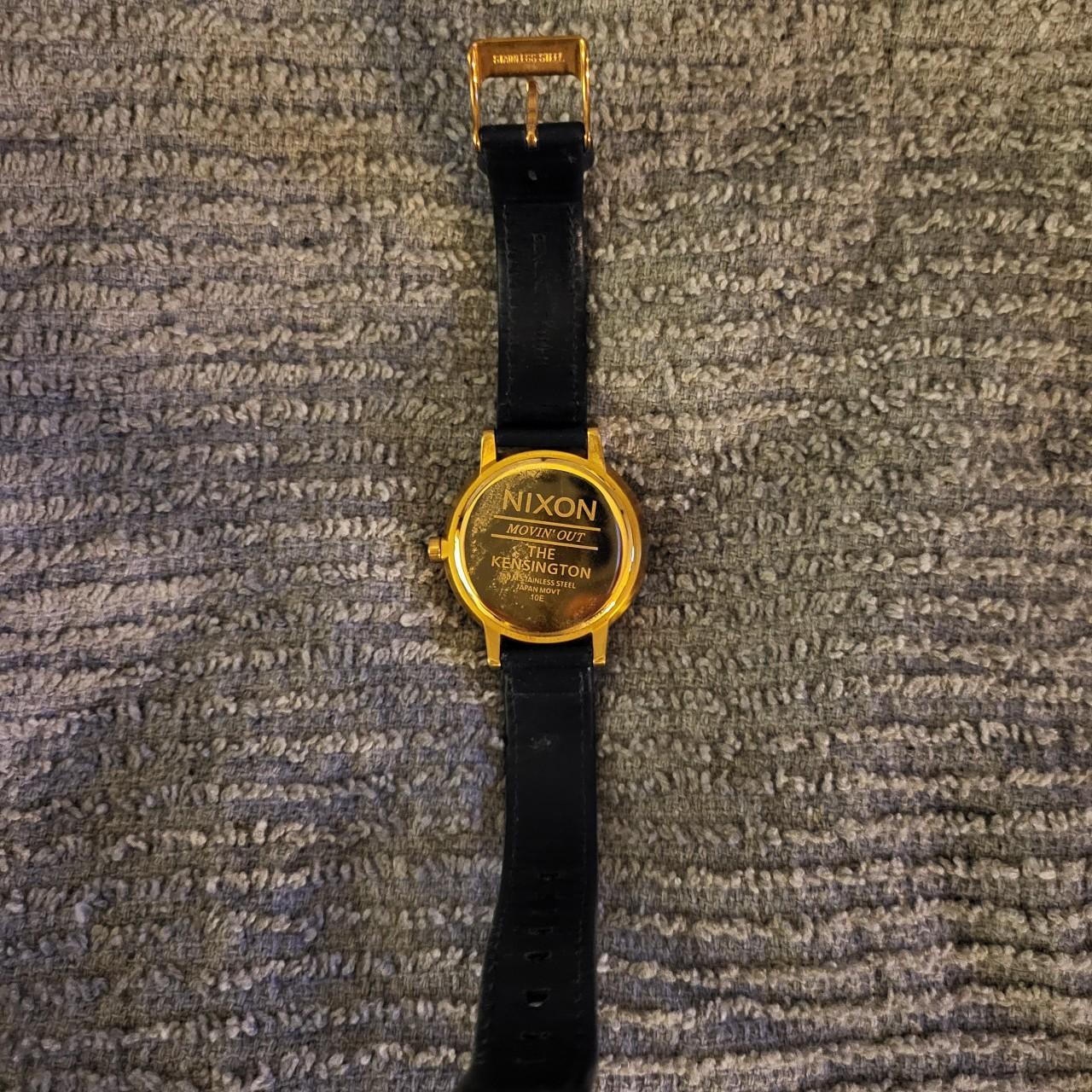 Womens nixon watch. The Kensington. The band is navy Depop