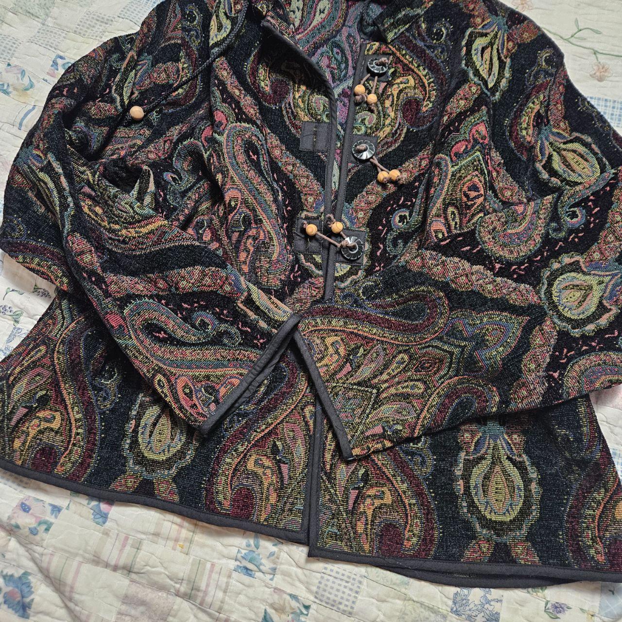 Source Unknown Women's Coat - Multi/Black - M – V… - image 1