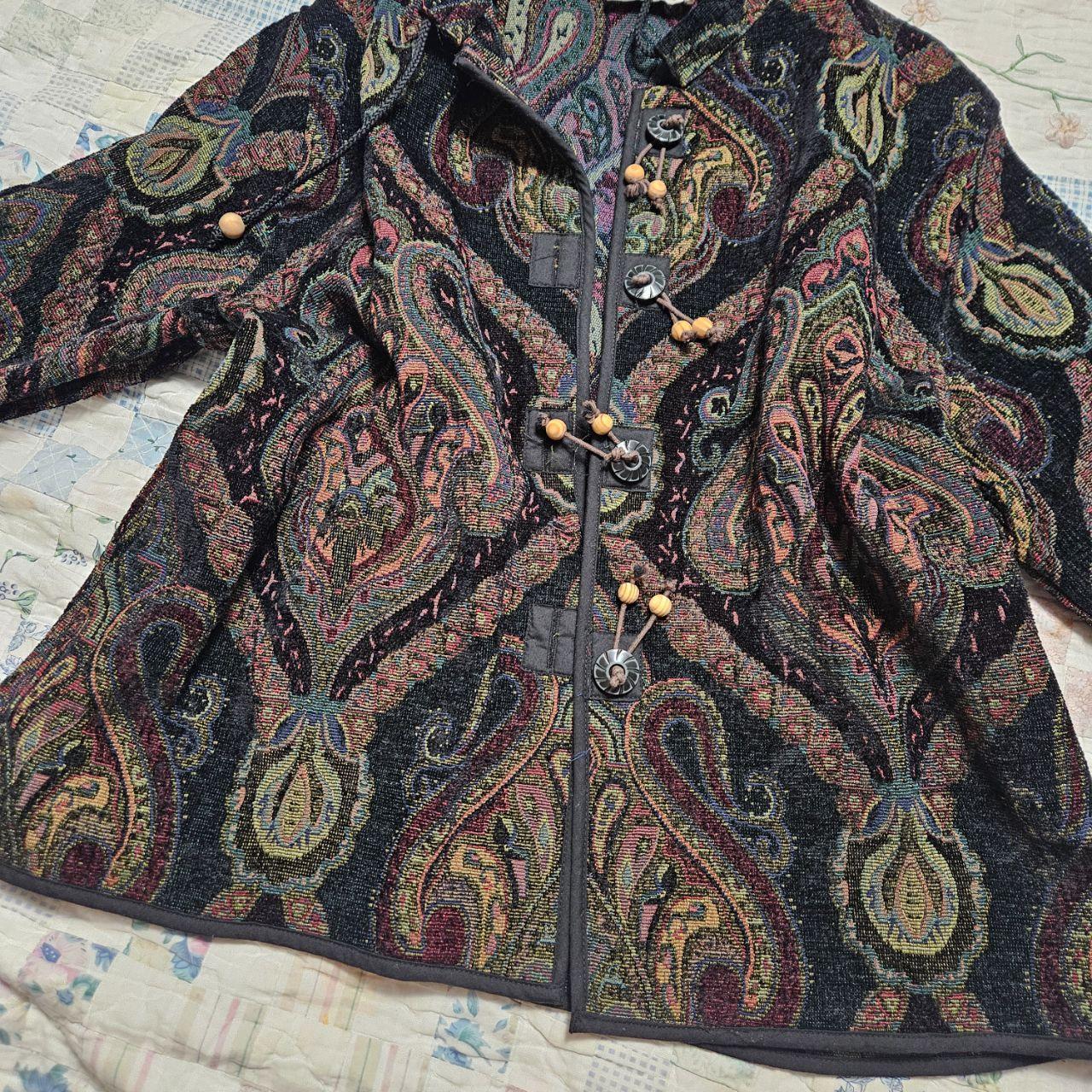 Source Unknown Women's Coat - Multi/Black - M – V… - image 3