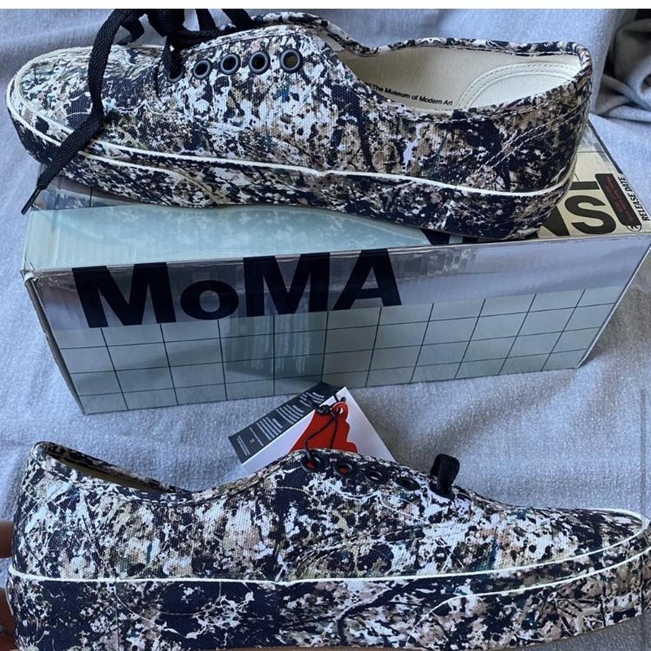 靴 VANS x MOMA JACKSON POLLOCK AUTHENTIC Vans x MoMA Jackson Pollock Authentic RARE Size 5.5 | eBay