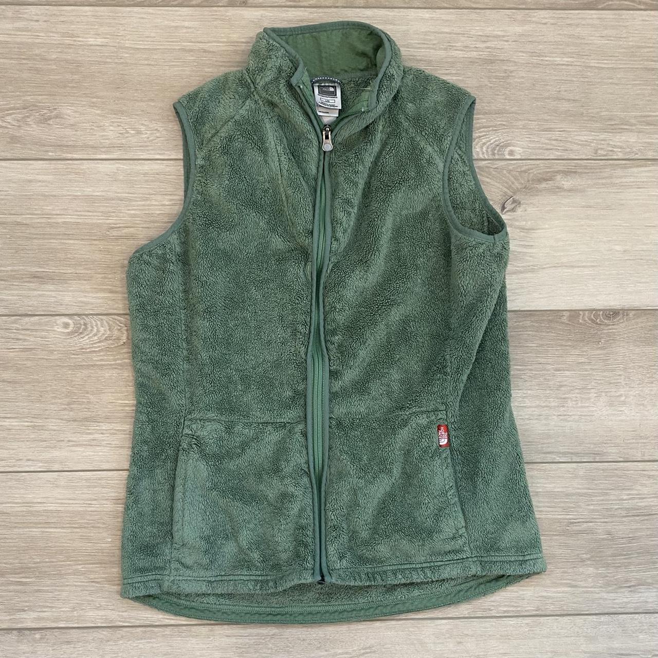 The north face cheap furry fleece vest