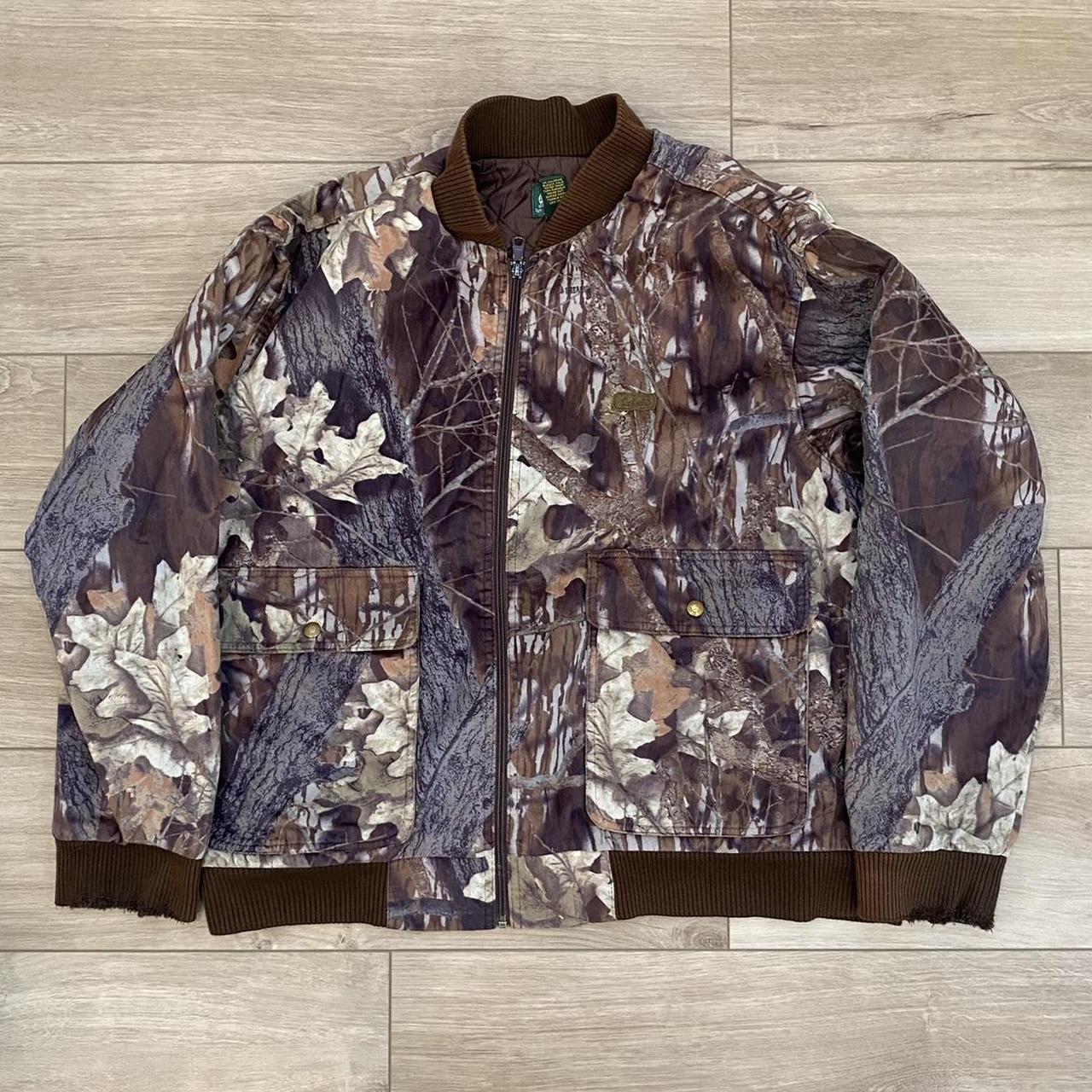 Cabelas Camo Bomber Jacket In Good Condition. Depop