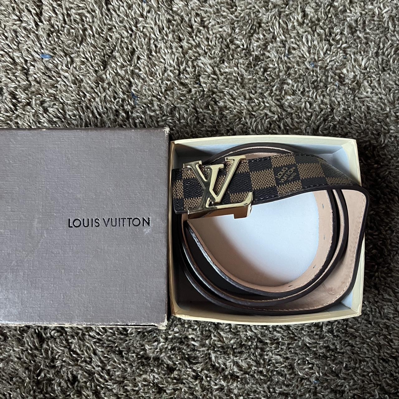 Louis Vuitton Belt Black M0032 95/38 No defects. - Depop