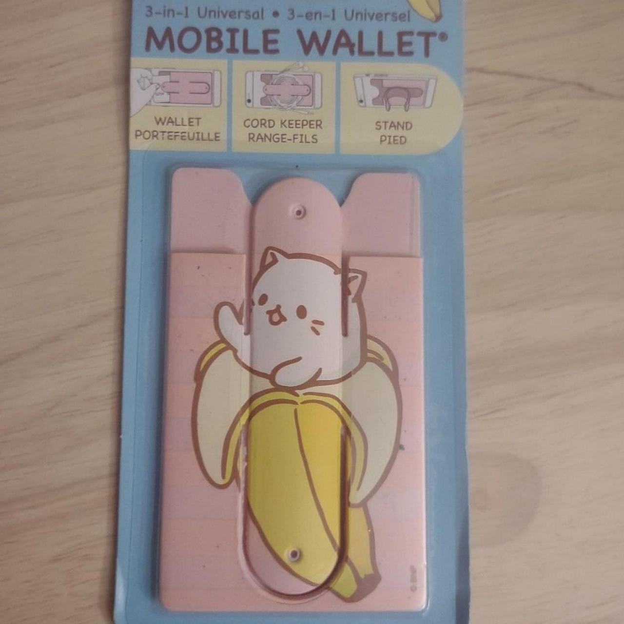 Bananya Banana Cat Mobile Phone Wallet Clip Depop