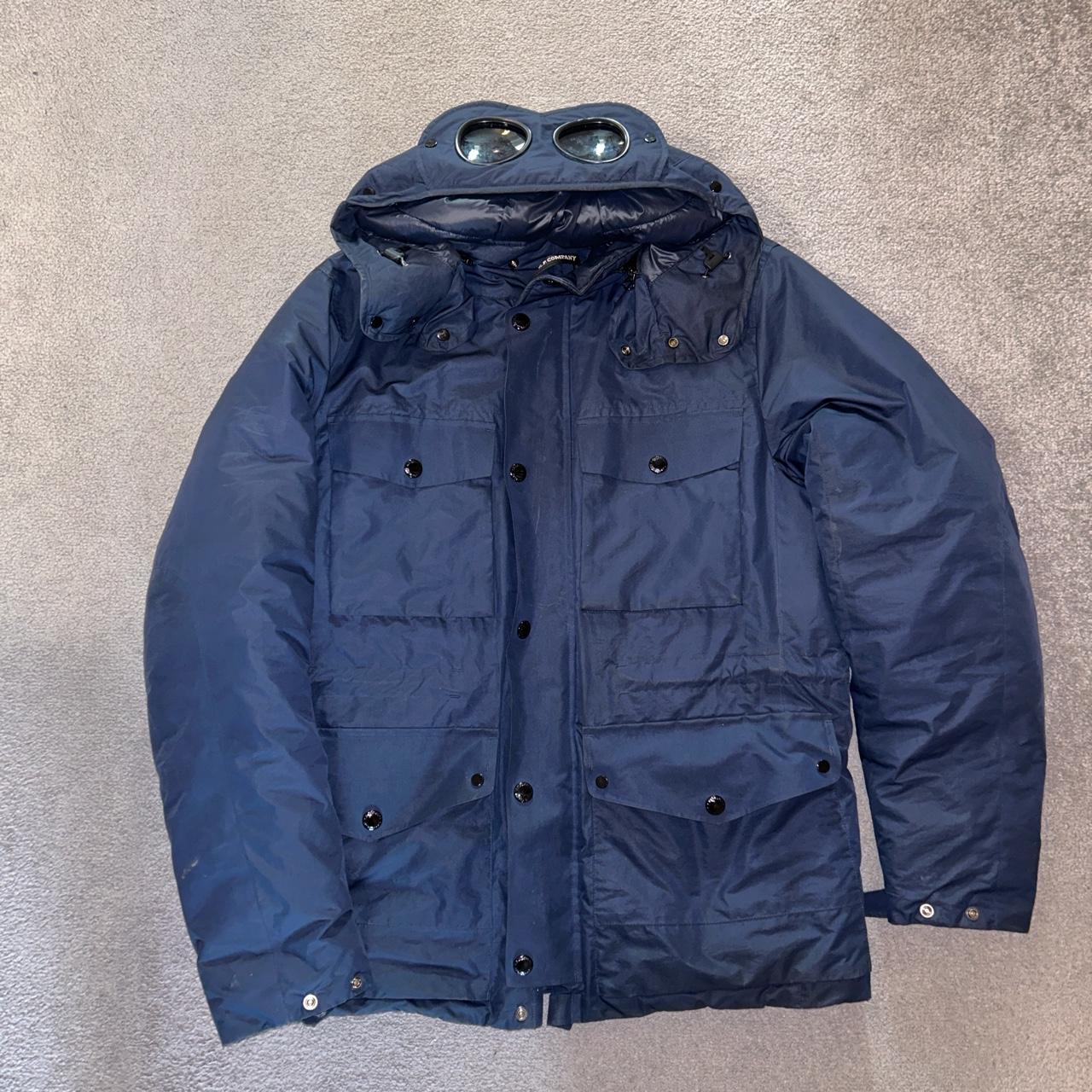 Navy Jacket Cp Company Micro M Goggle Jacket Men's CP Company