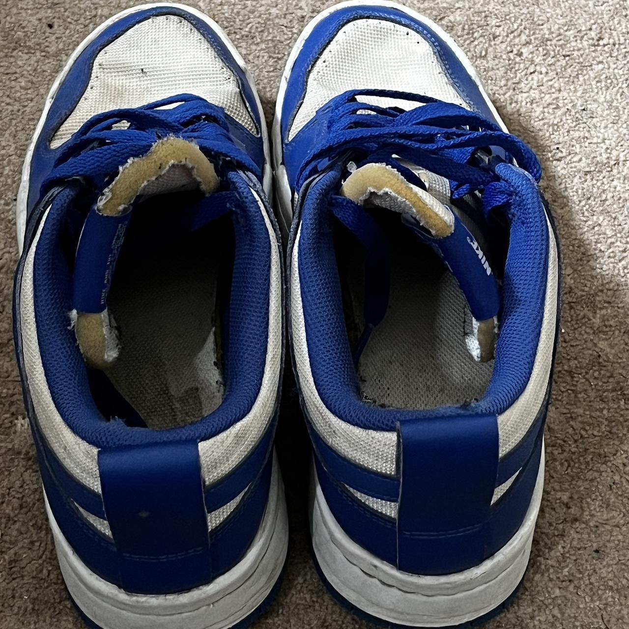 Blue dunk disrupts size US 11.5W (UK 9.5), will be... Depop