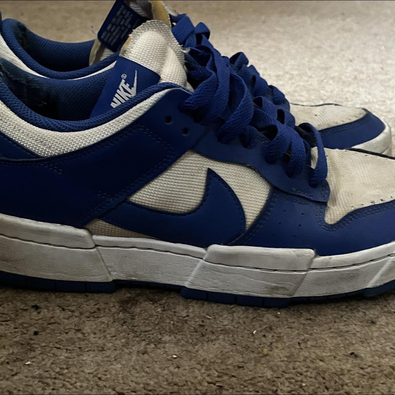 Blue dunk disrupts size US 11.5W (UK 9.5), will be... Depop