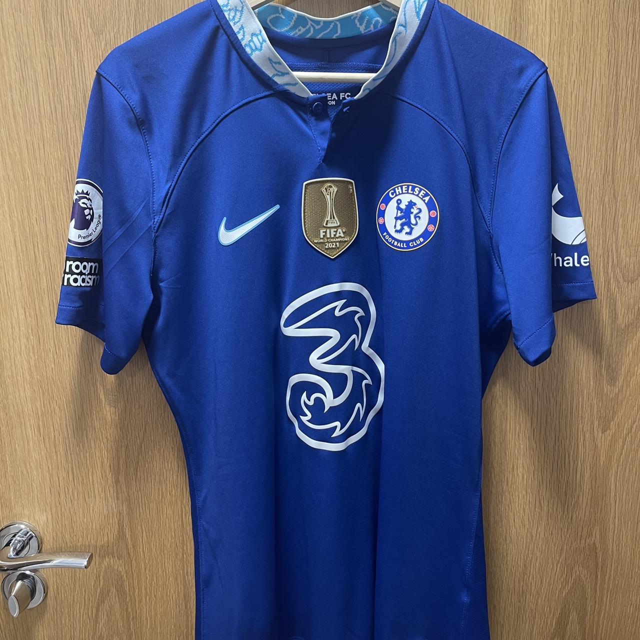 Chelsea Football Shirt. Home shirt from 2022/23... - Depop