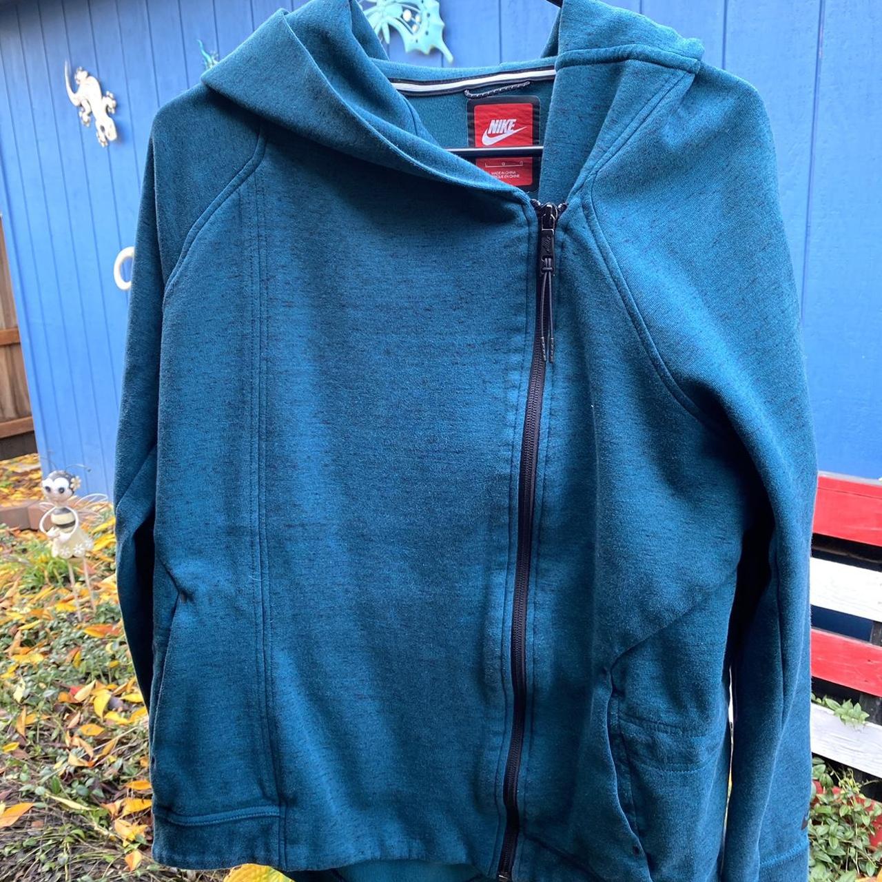 Nike tech jacket in teal/blue/green colorway with... Depop