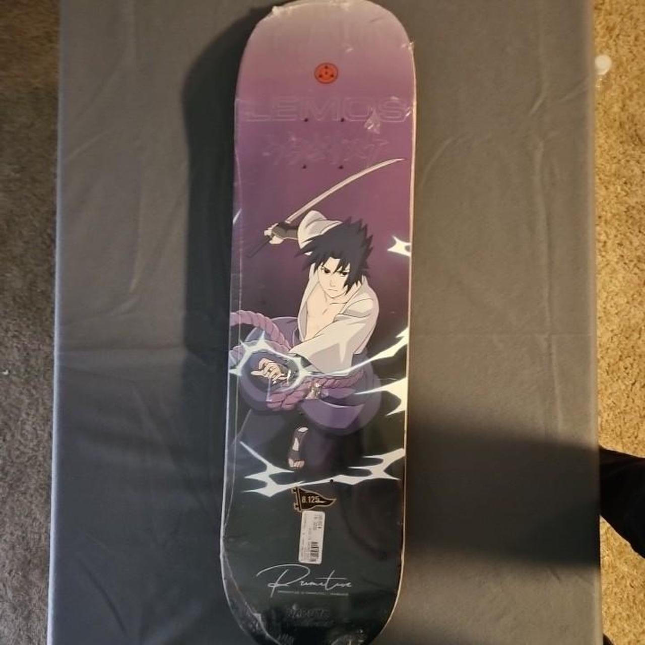 PRIMITIVE x NARUTO x SASUKE SKATEBOARD #PRIMITIVE... - Depop