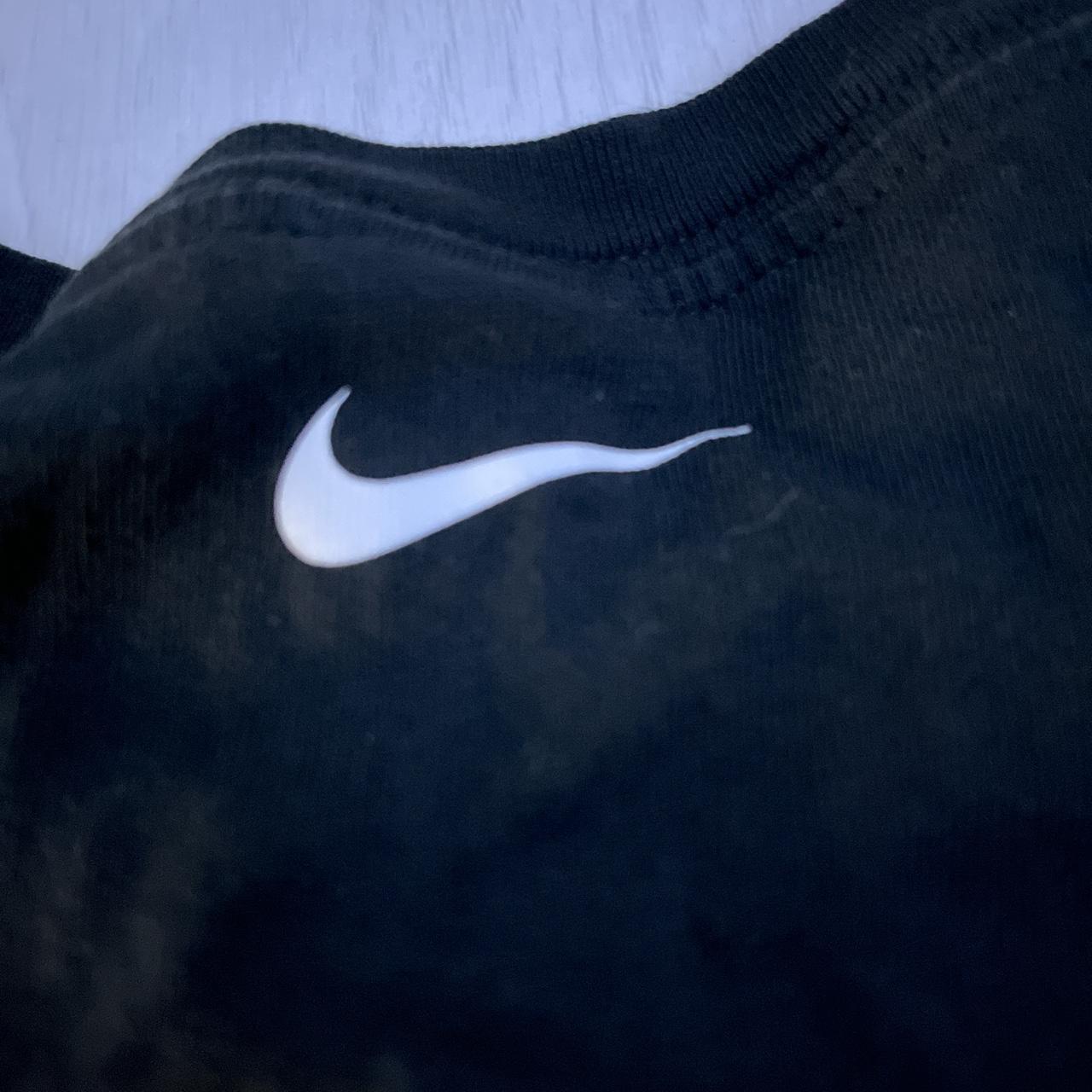 black nike crop top hoodie