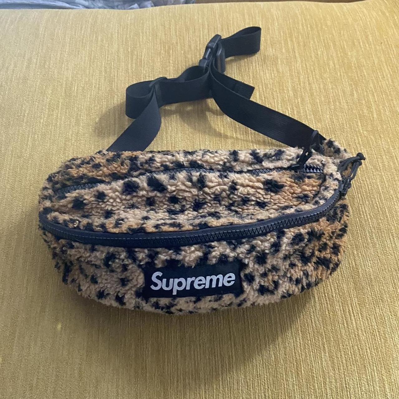 Big Black Supreme Fanny Pack Brand new w/ - Depop