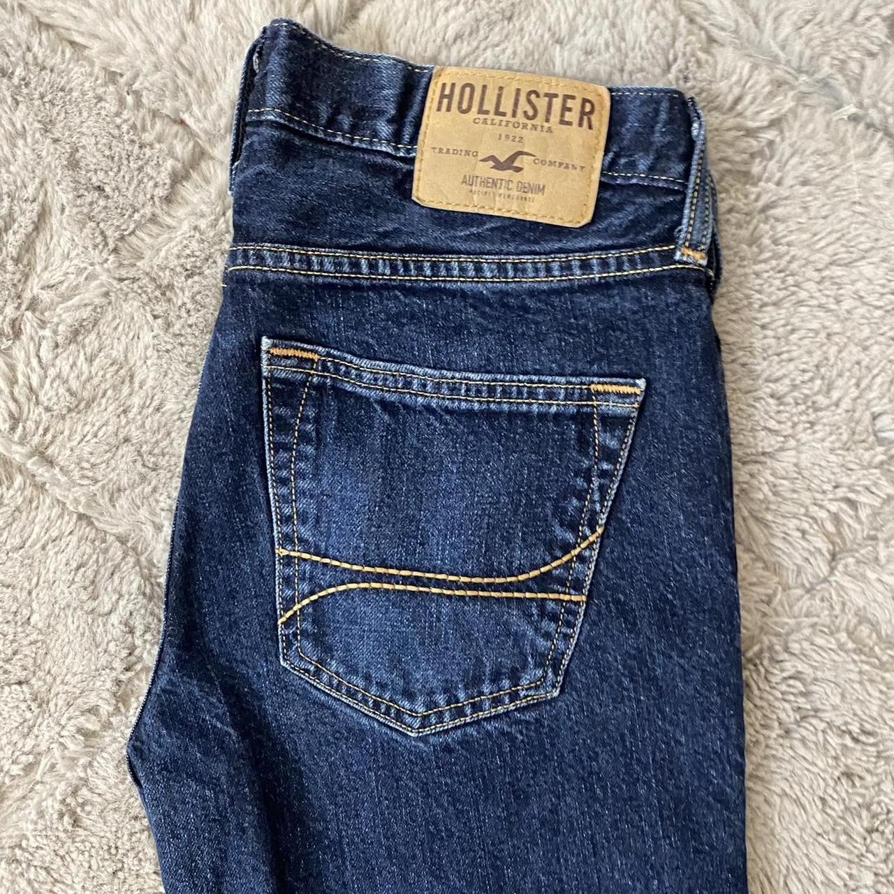 Hollister navy blue sale pants