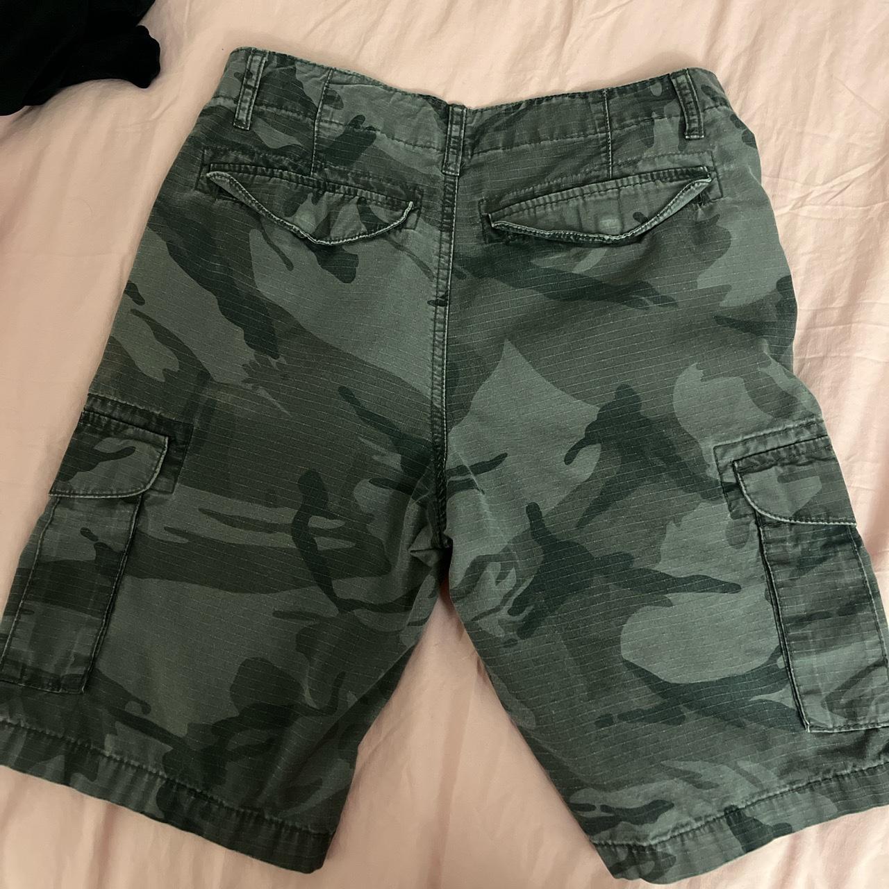 camo cargo jorts #jorts #trendy#vintage - Depop