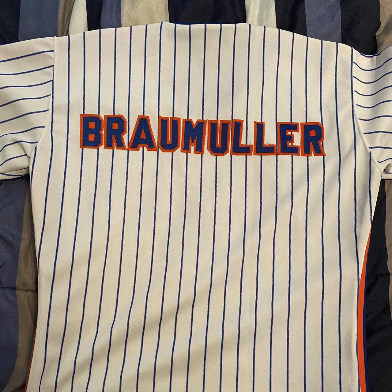 Rawlings Authentic Pullover Pinstripe New York Mets - Depop