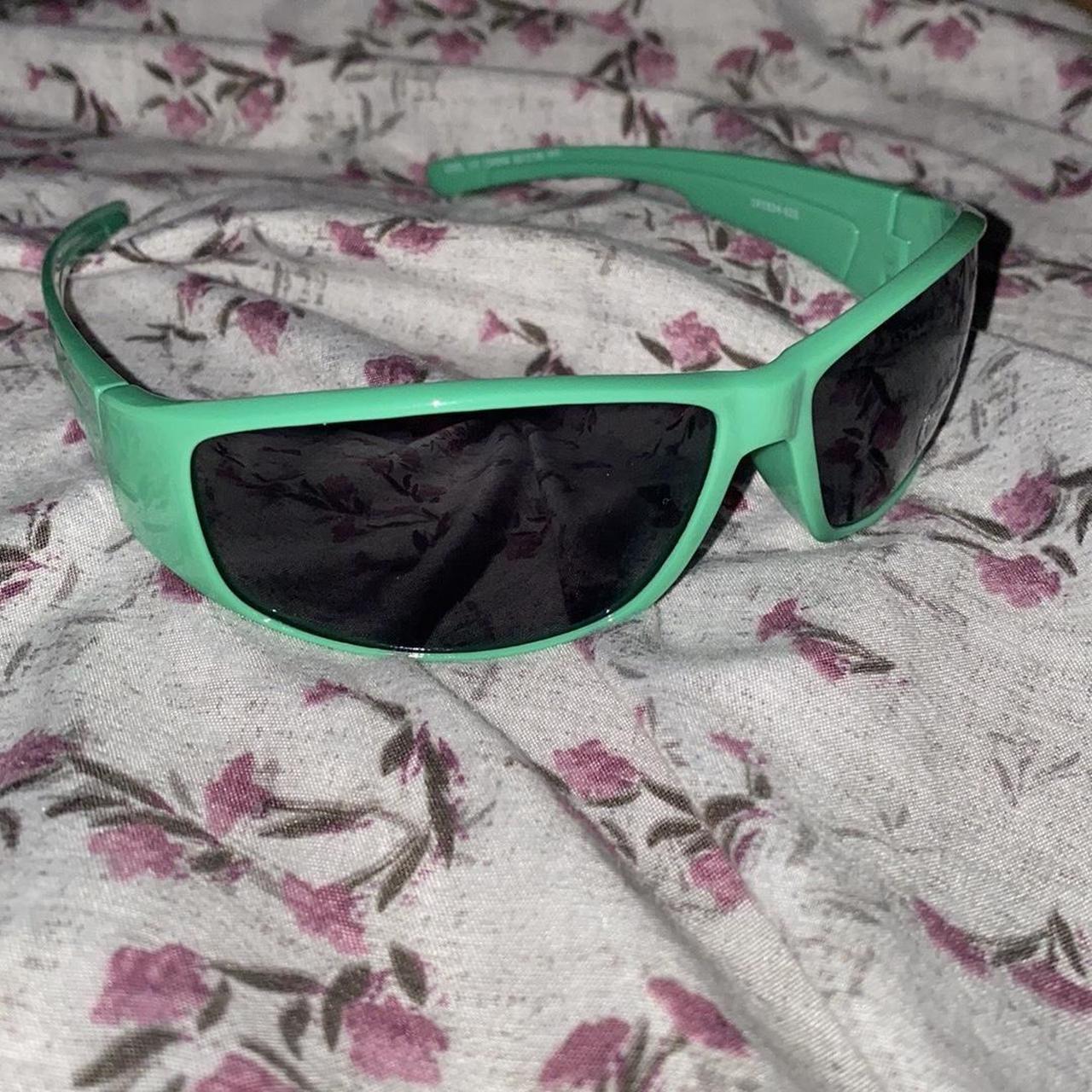 Feid green sunglasses brand new Depop