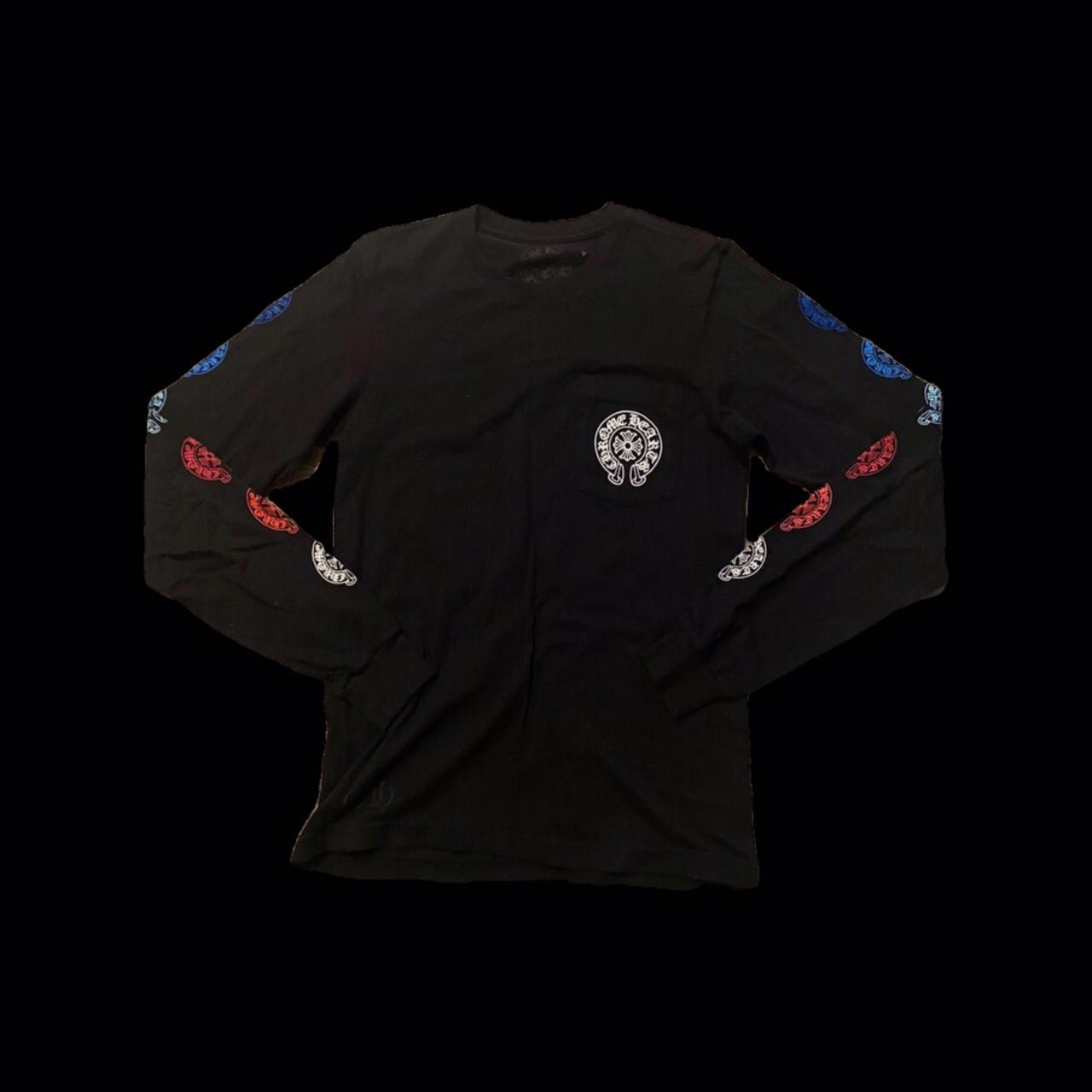 Chrome Hearts Men's Black Tshirt Depop