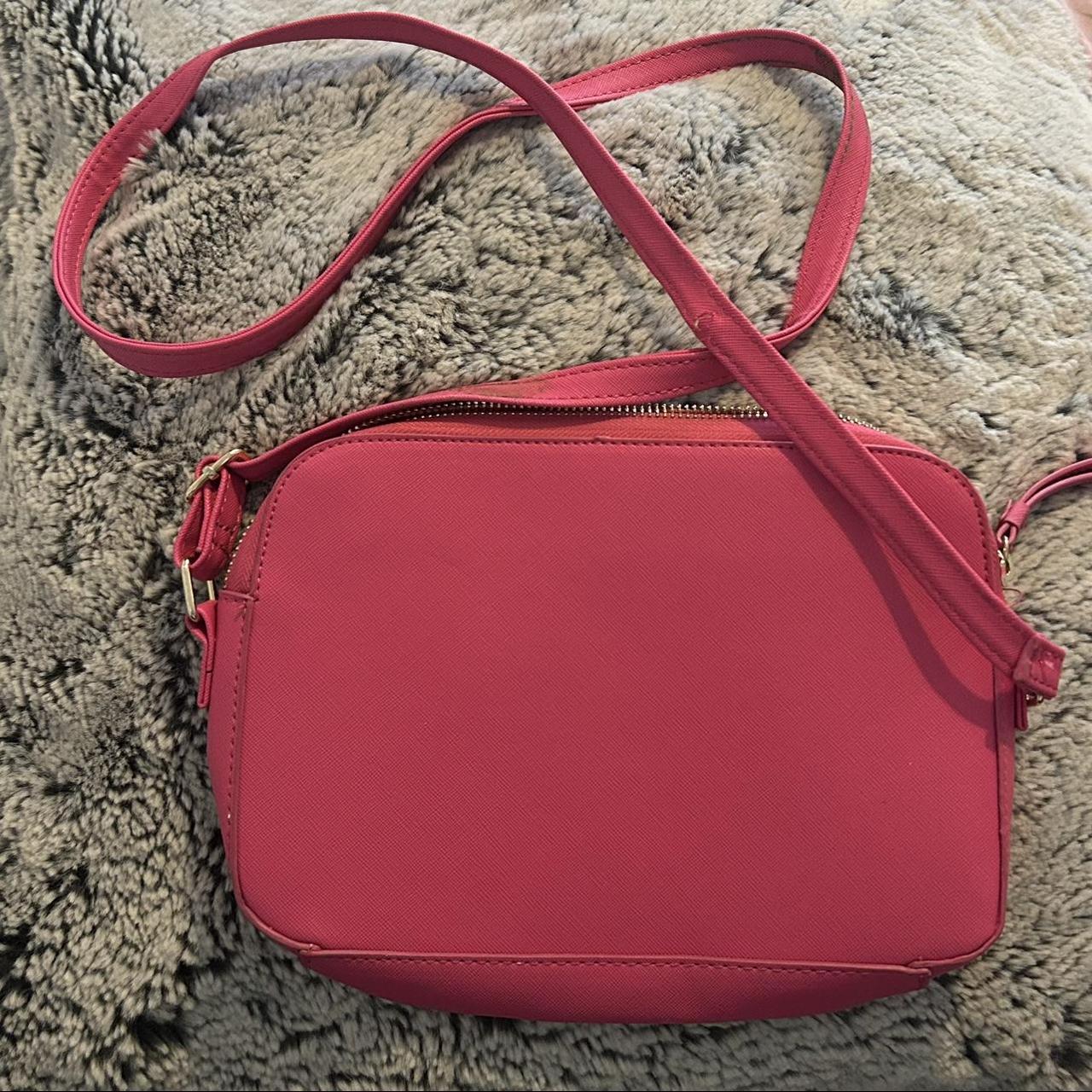 PINK CROSSBODY BAG Adorable bright pink crossbody... Depop