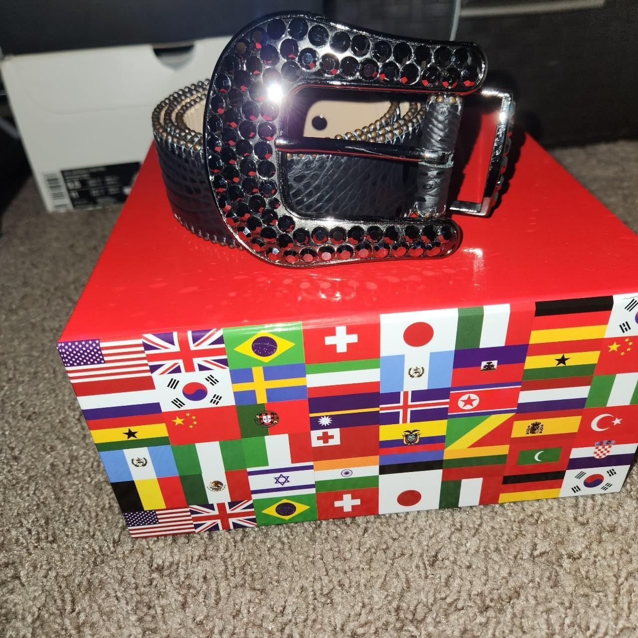 Noir classic 2 Bb Simon Belt, Size 40, belt in good... Depop