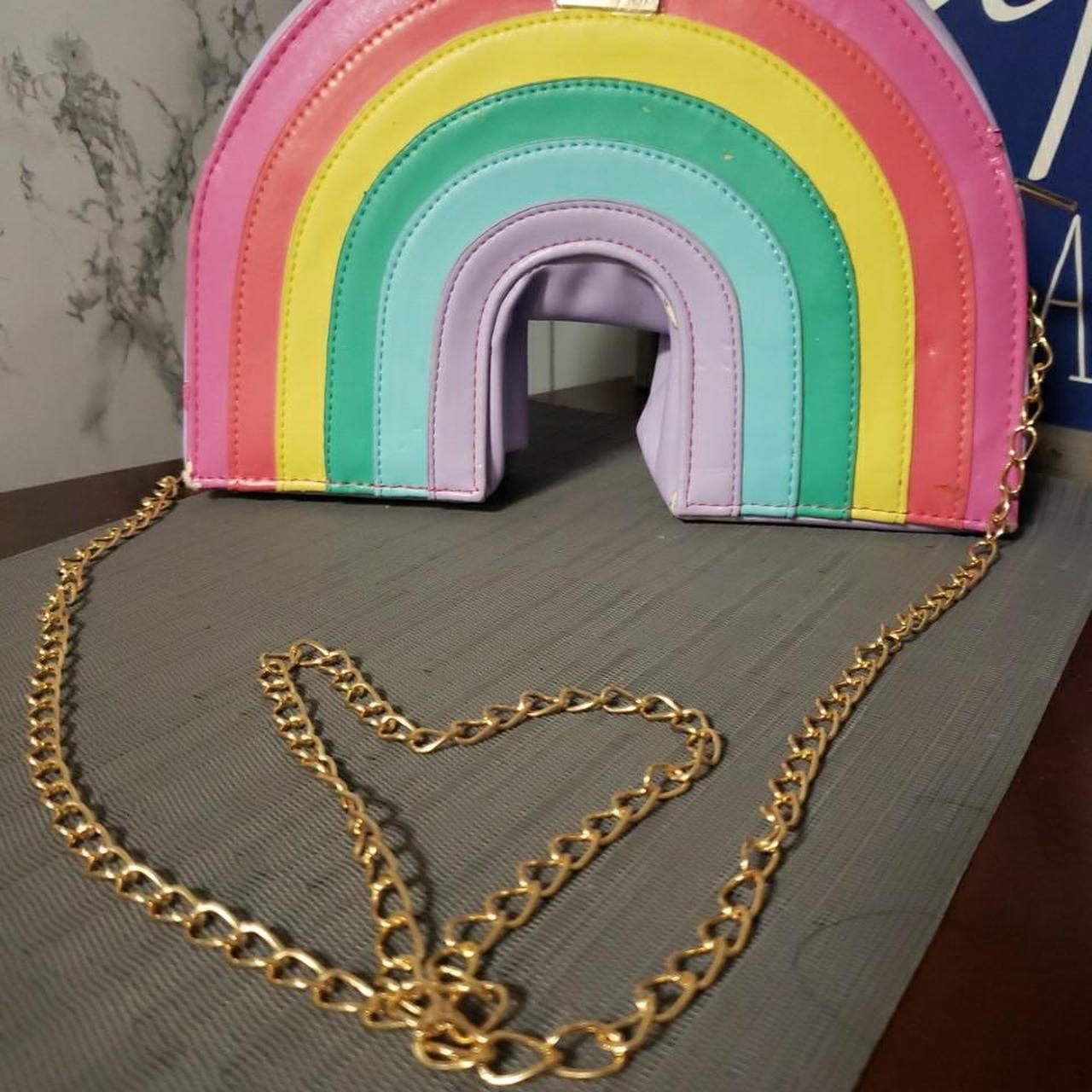 Pastel discount rainbow purse