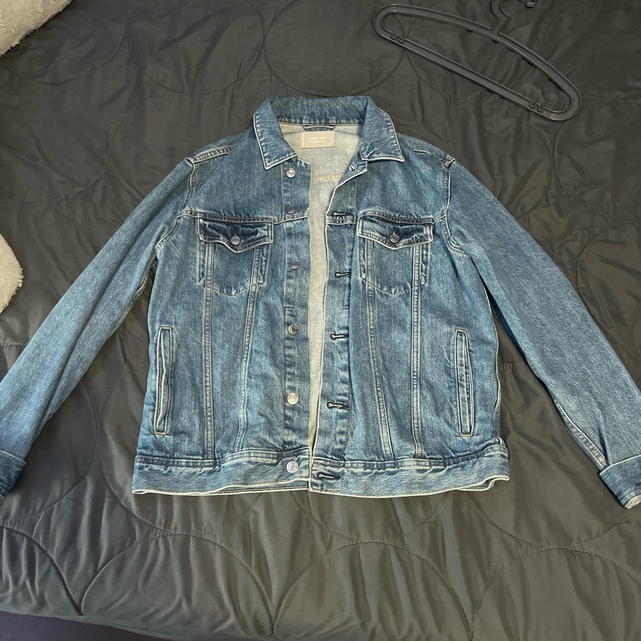 Everlane jean jacket Larger Fits like a medium Depop