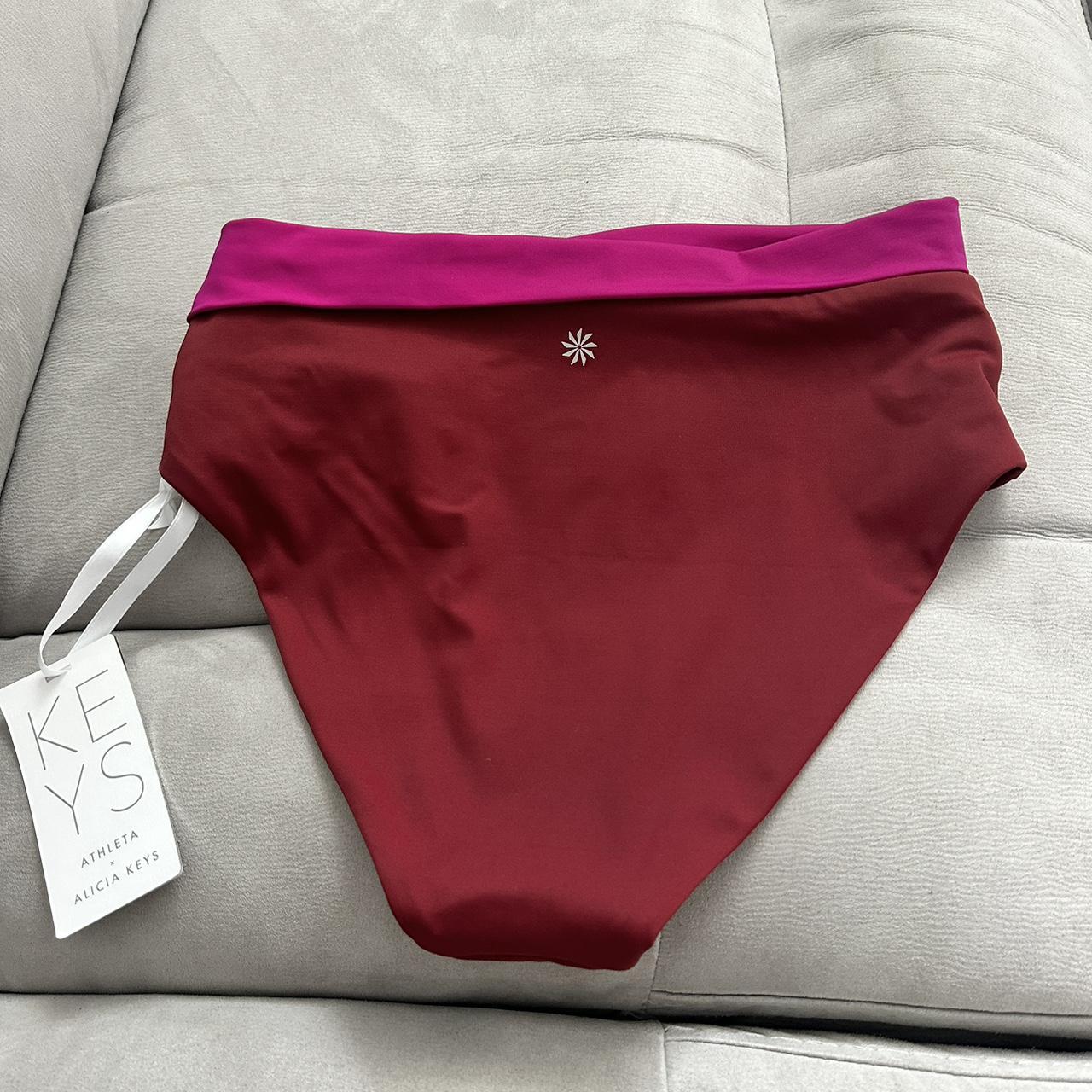 Athleta Alicia Keys Daybreak High Waist Tie Bikini... - Depop