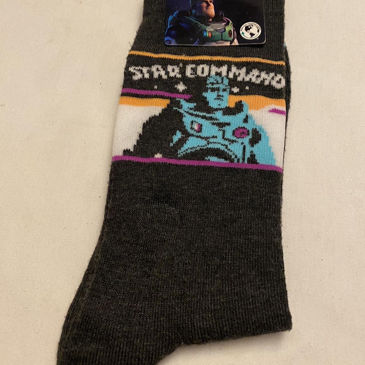 Disney Pixar Buzz Lightyear 1 pair Crew Socks Men... Depop