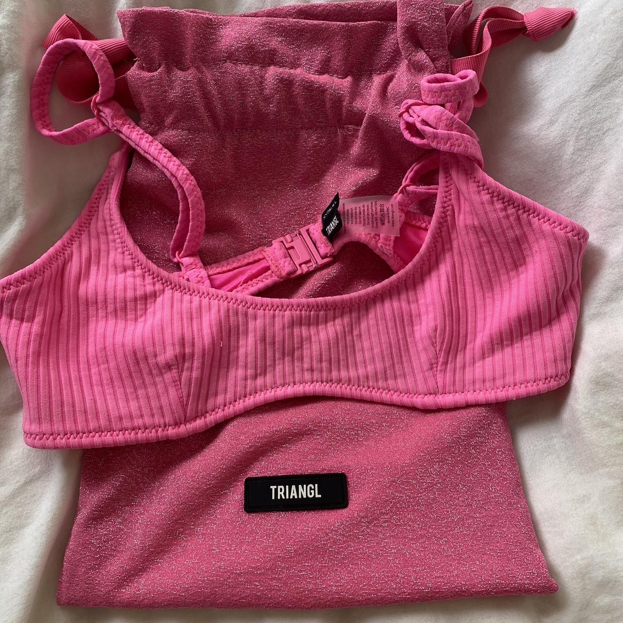 Triangl Women's Pink Bikinis-and-tankini-sets | Depop