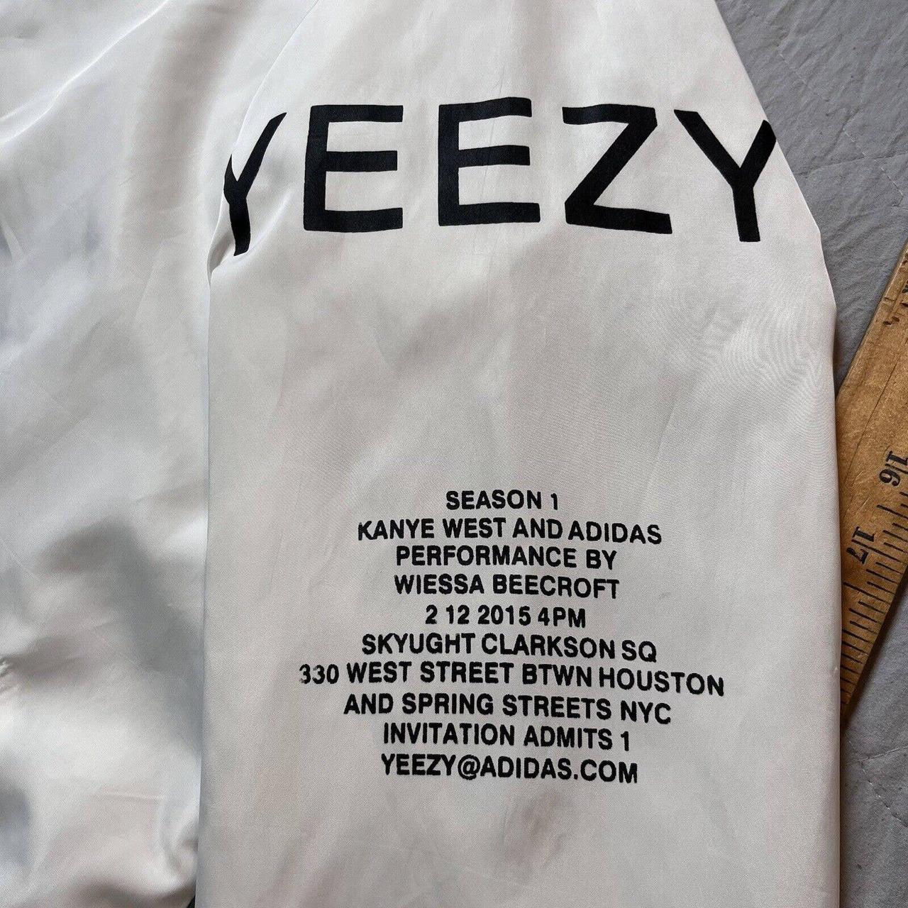 Yeezy white jacket on sale 3