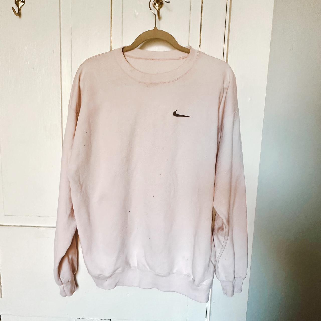 Nike Crew Neck Sweatshirt Size M Light Pink