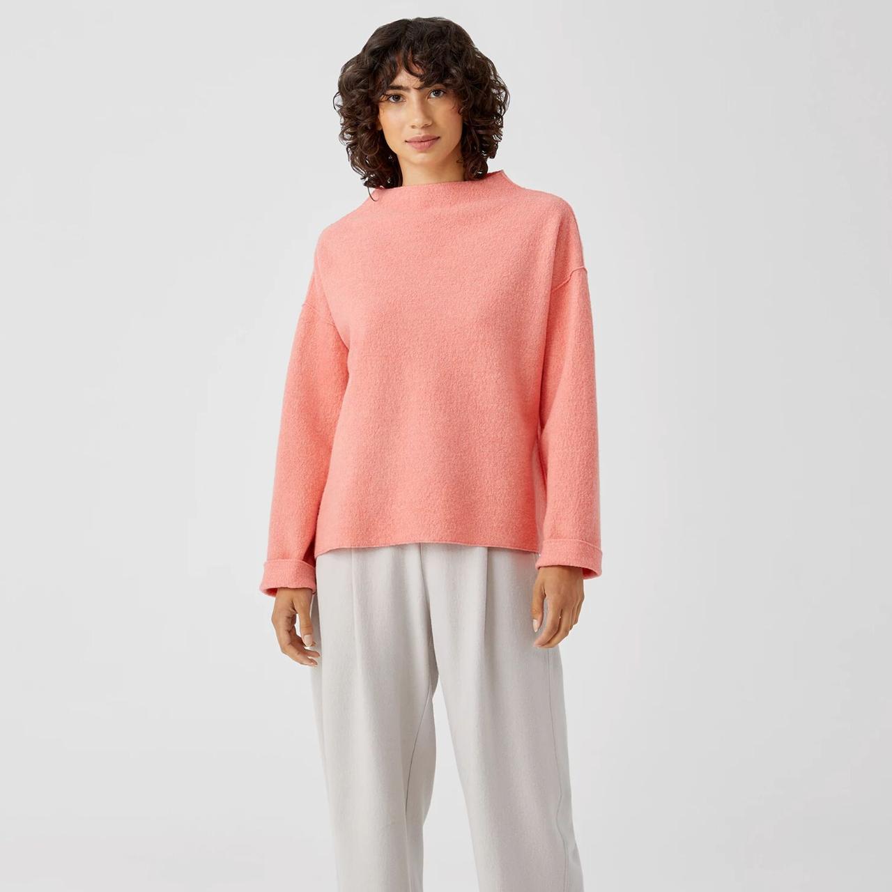 Eileen fisher pink sweater best sale