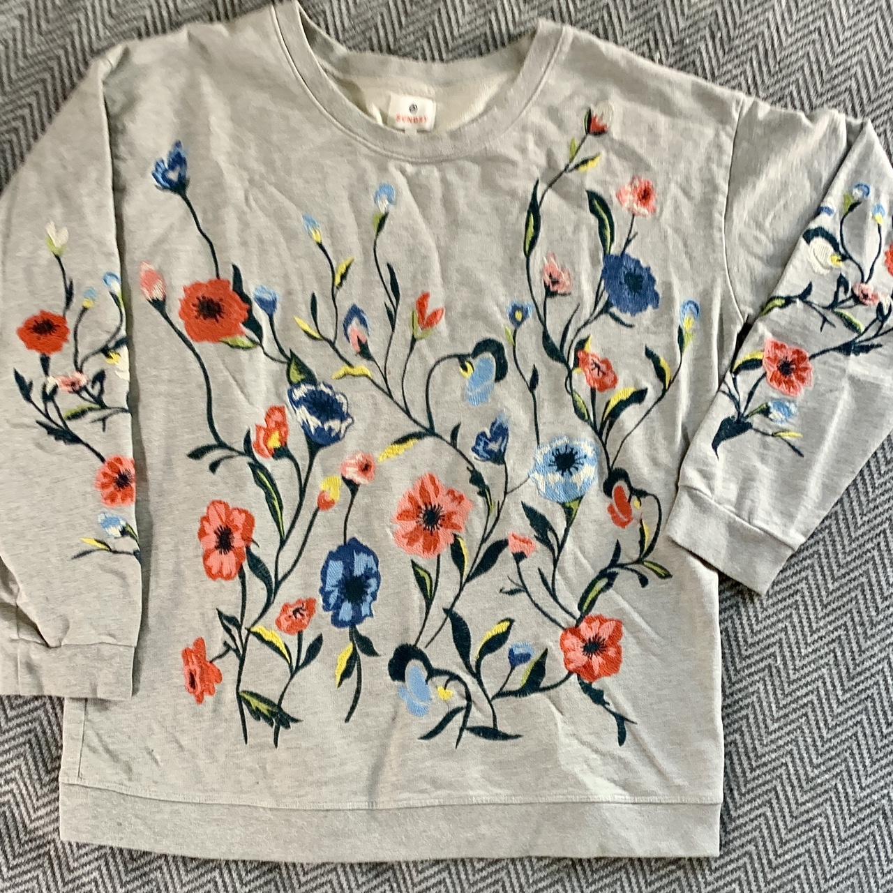 Sundry floral sweatshirt on sale