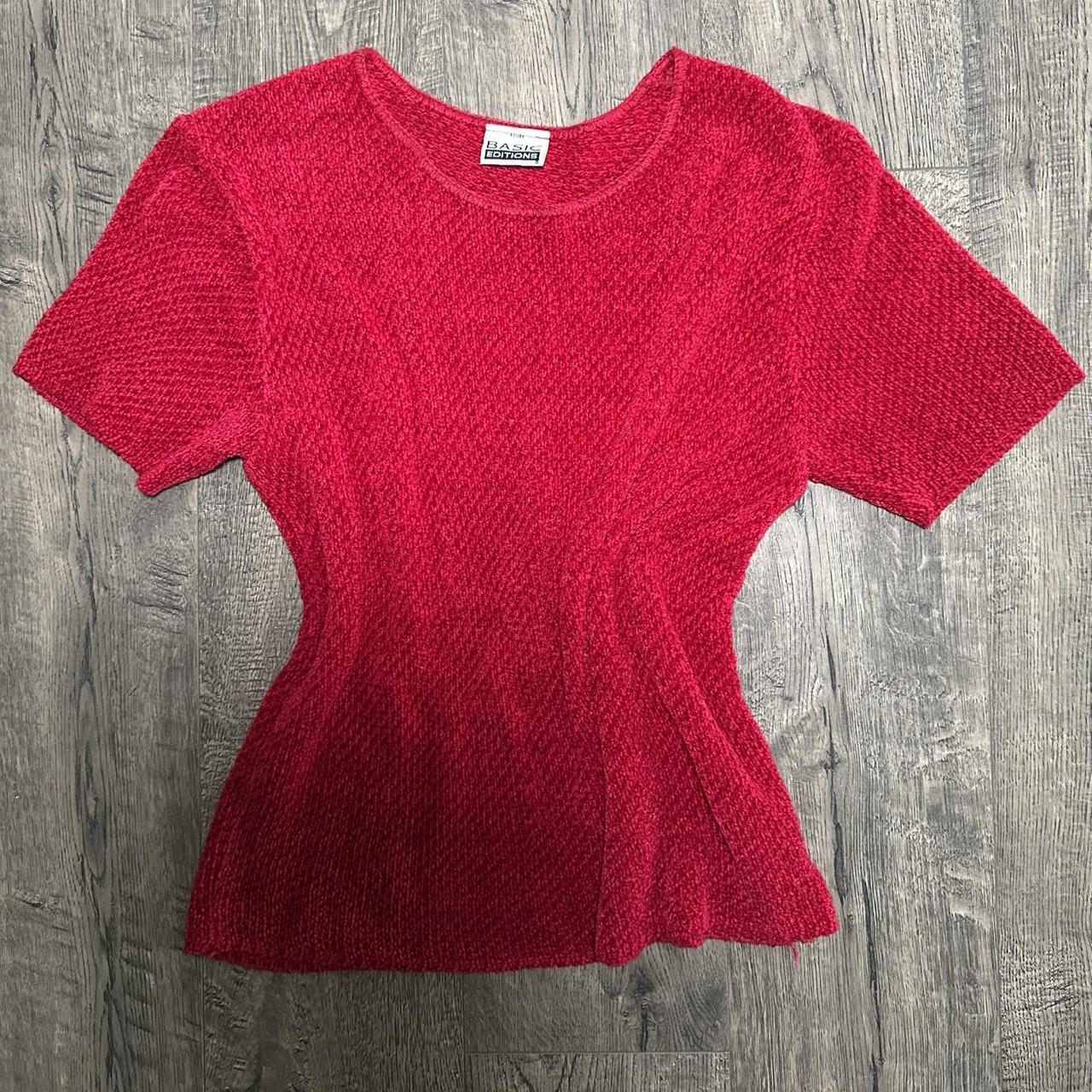 Basic Editions Women's Shirt - Red - M – Red Basi… - image 1