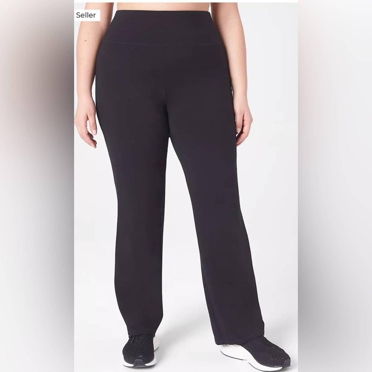 LIVI Signature Stretch Yoga Pants Fitted Flared - Depop