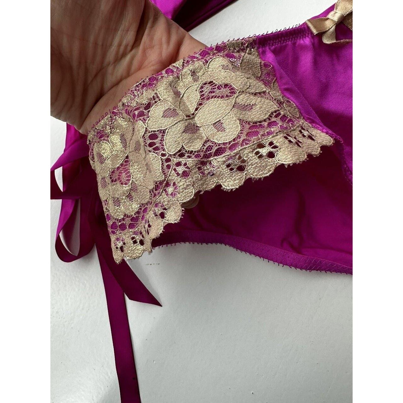 Victorias Secret Waist Cincher Panties Bikini Purple - Depop