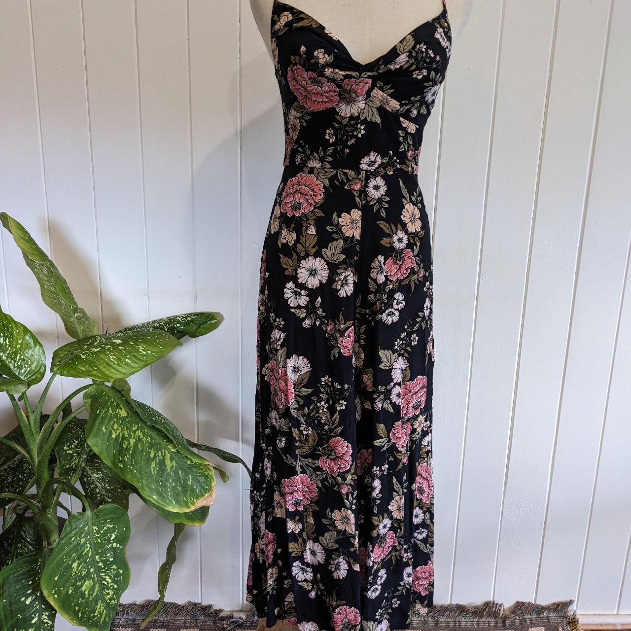 Dotti wide leg midi jumpsuit Side zip Elastic back... Depop