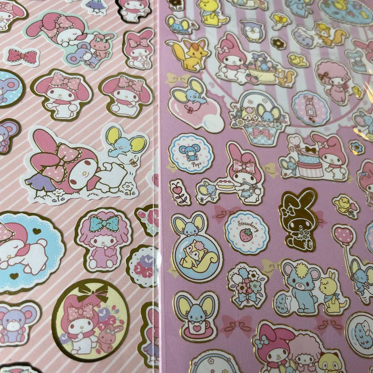 SANRIO Original bunch of stickers ☀️ Hello Kitty, My... - Depop