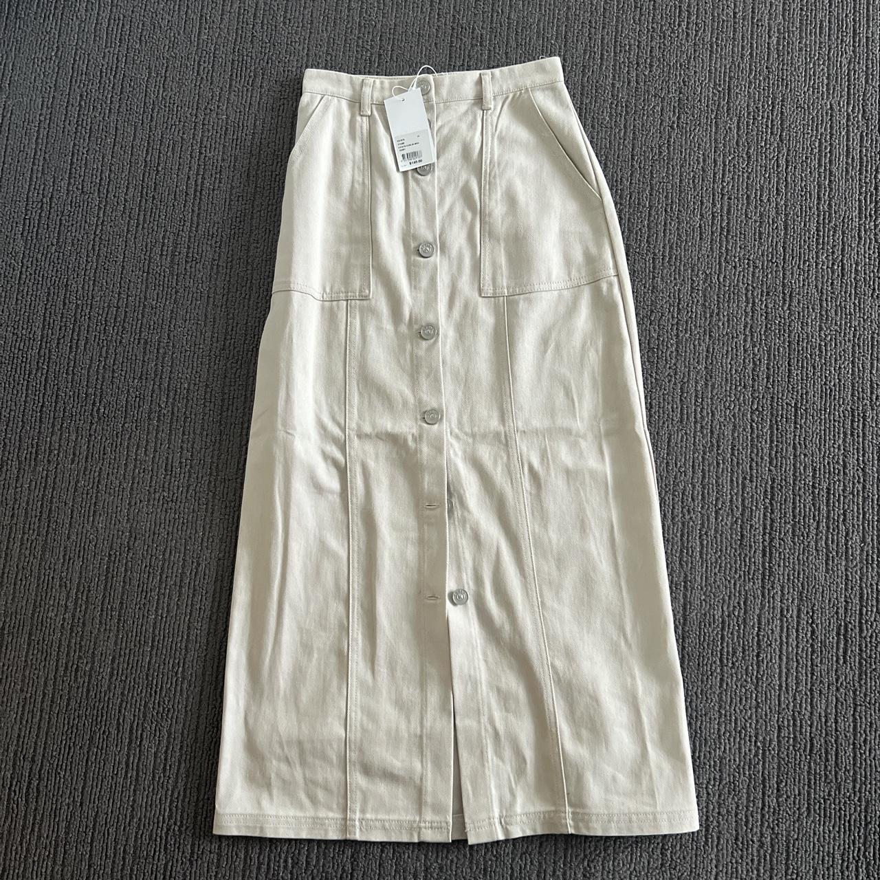 Kookai BNWT maxi / midi high waist skirt Size 34... Depop