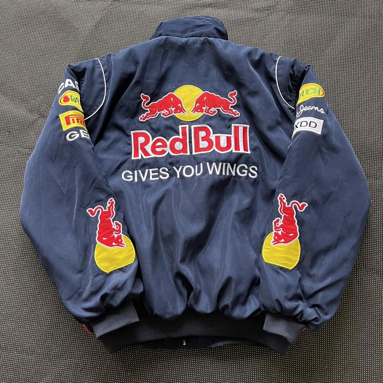 F1 Redbull Bomber Jacket Fits almost true to size,... - Depop