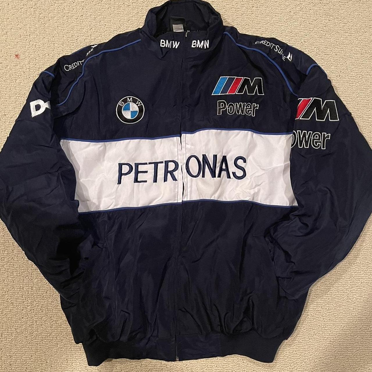 F1 BMW Bomber Jacket Fits almost true to size,... - Depop