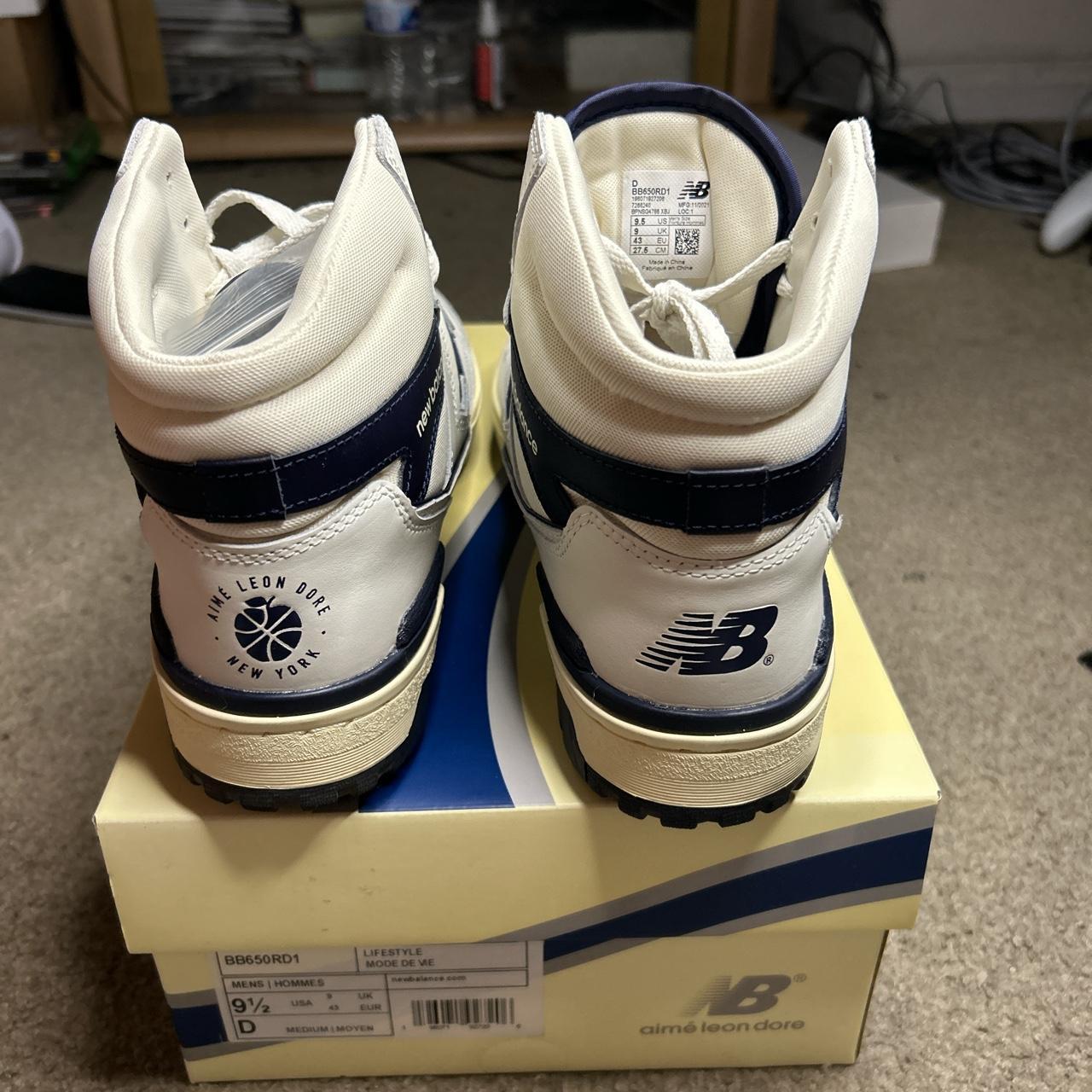 New Balance 650R Aime Leon Dore White Navy. SKU: | Depop