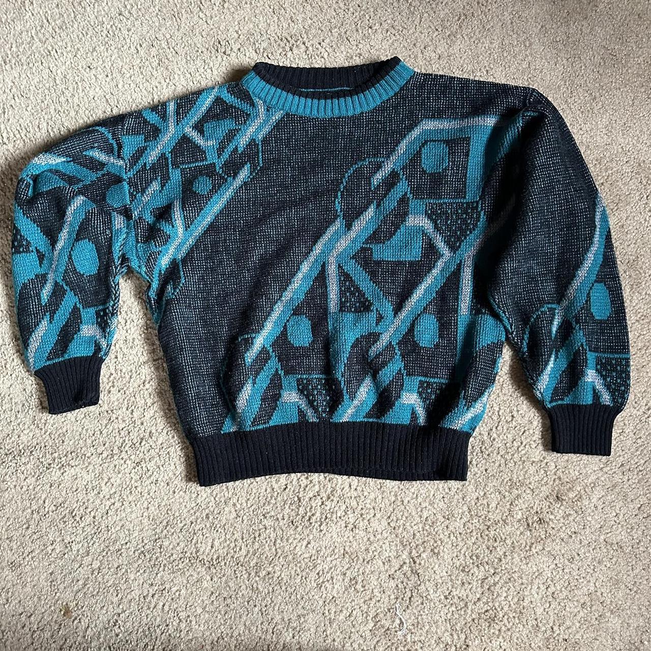 Small 80s vintage sweater Measurements: pit to... - Depop