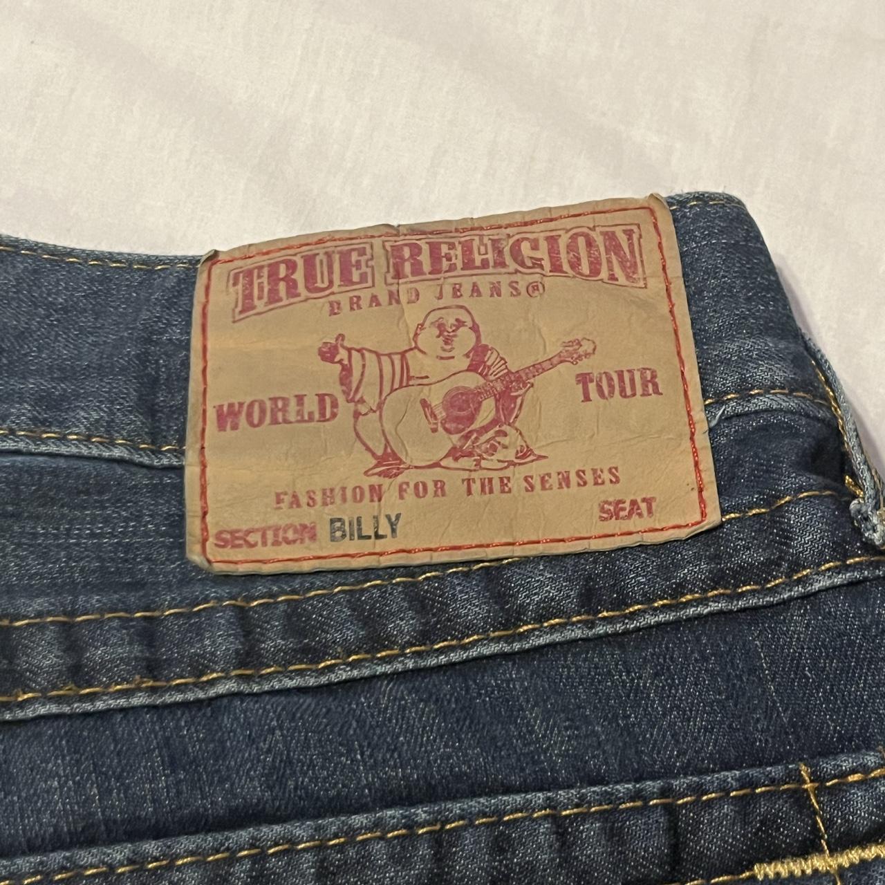 True religion blue jeans Waist 33 length 32 Relaxed... - Depop